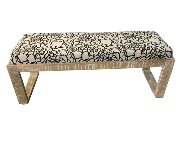 Accent : benches & ottomans 914138 White Bench1 By coaster - sofafair.com