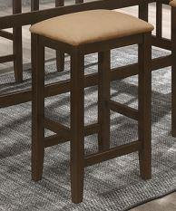Counter ht stool 193479 Microfiber peat counter ht chair By coaster - sofafair.com