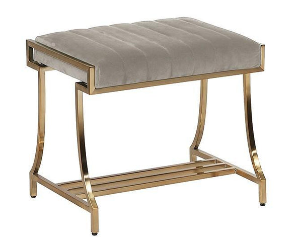 Formosa 222830 Camel vanity stool By coaster - sofafair.com