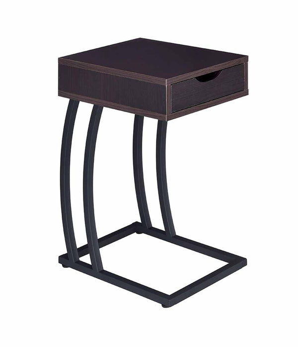 900578 Cappuccino Industrial cappuccino accent table By coaster - sofafair.com