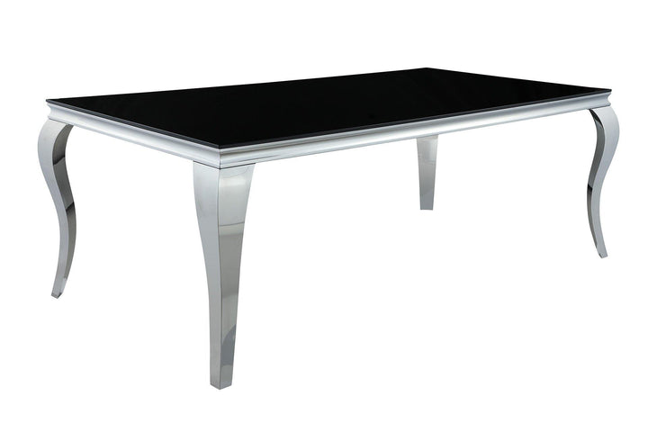 Dining table 115071 Black Dining Table1 By coaster - sofafair.com