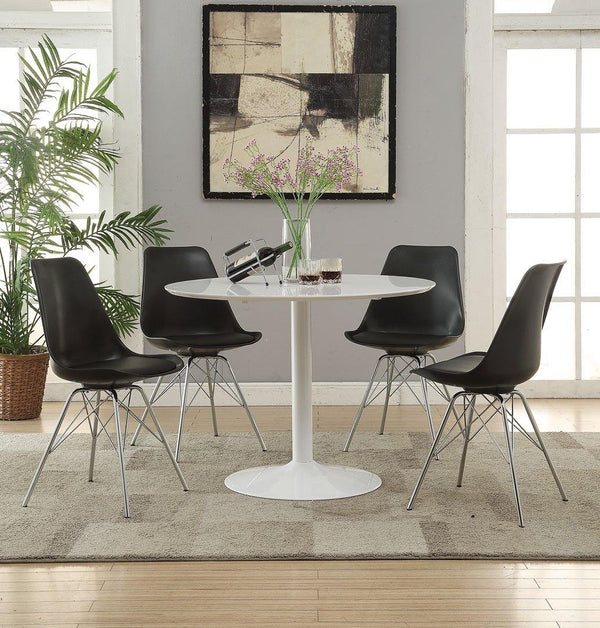 Lowry 102682 Black Dining Chair1 By coaster - sofafair.com