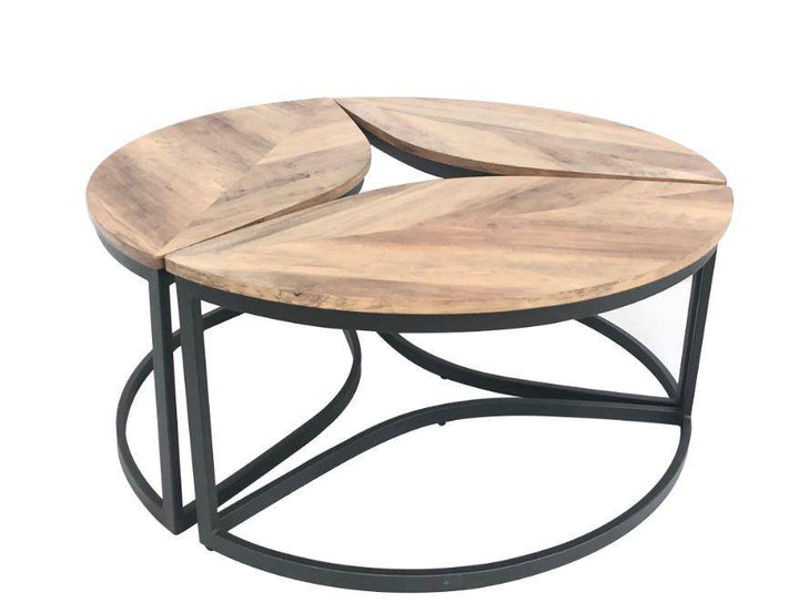723938 Walnut Coffee table By coaster - sofafair.com