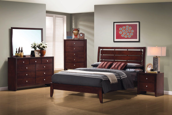 Serenity rich merlot full four-piece bedroom four pieces set 201971-S4 bedroom sets By coaster - sofafair.com