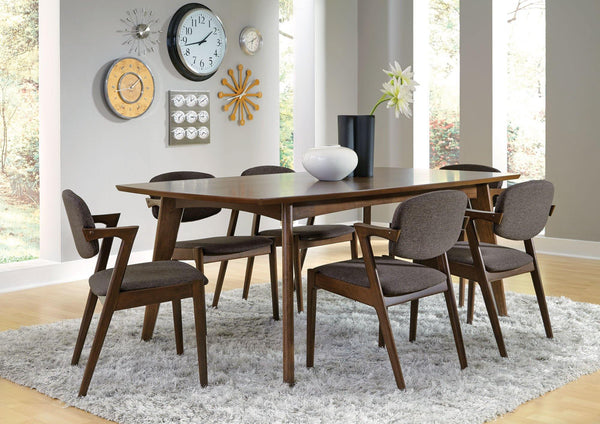 Malone mid-century modern square five-piece dining five pieces set 105351-S5 dining sets By coaster - sofafair.com