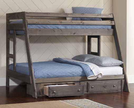 Wrangle hill 400830 Rustic bunk bed By coaster - sofafair.com