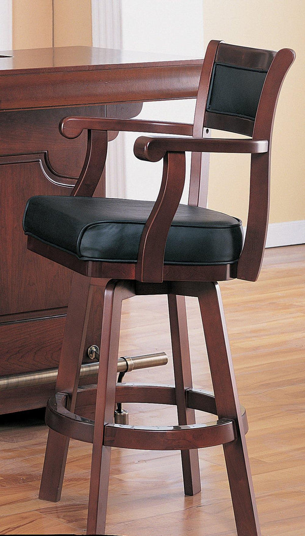 Bar units: traditional/transitional 3079 Black Traditional bar stool By coaster - sofafair.com