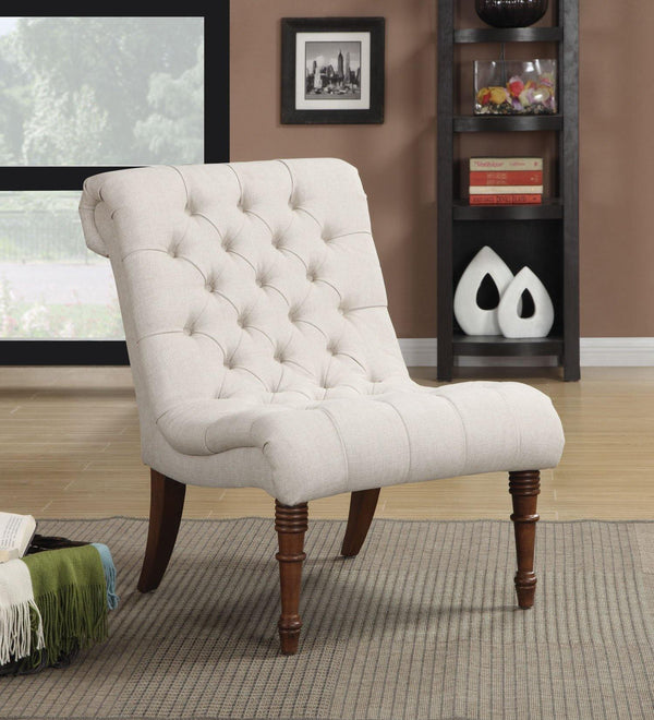 Accents : chairs 902176 Light brown Casual accent chair By coaster - sofafair.com