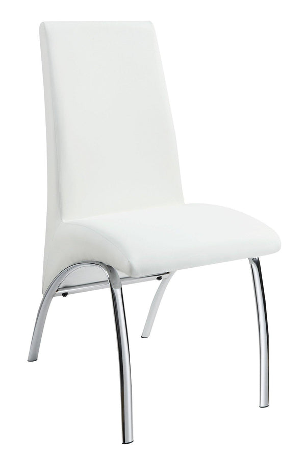 Ophelia 121572 White Dining Chair1 By coaster - sofafair.com
