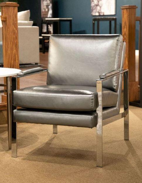 905721 Steel grey Accent chair By coaster - sofafair.com