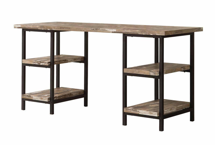 Skelton 801551 Salvaged cabin Rustic writing desk By coaster - sofafair.com