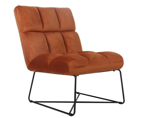 903836 Burnt orange Accent chair By coaster - sofafair.com