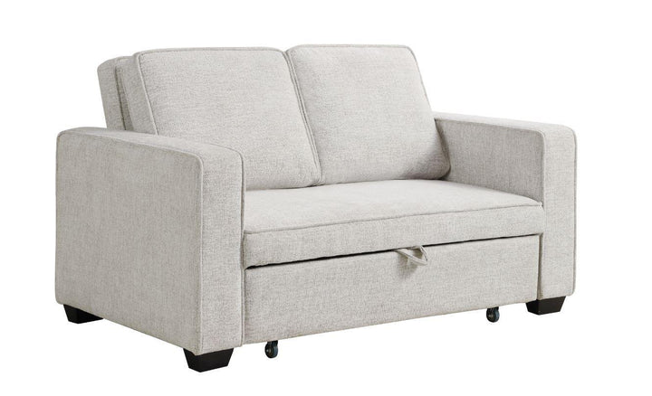 508369 Off white linen Sleeper sofa bed By coaster - sofafair.com