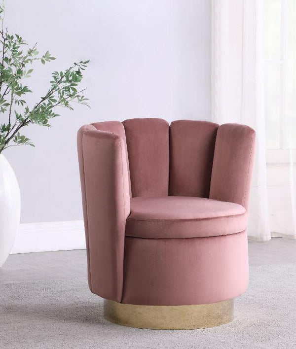 Swivel chair 905648 Rose Hollywood Glam accent chair By coaster - sofafair.com