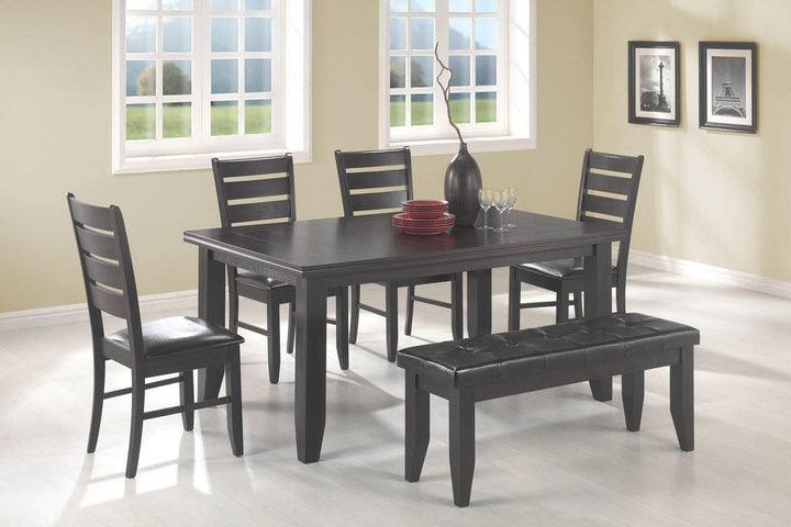 Dalila 102721 Cappuccino Casual Dining Table1 By coaster - sofafair.com