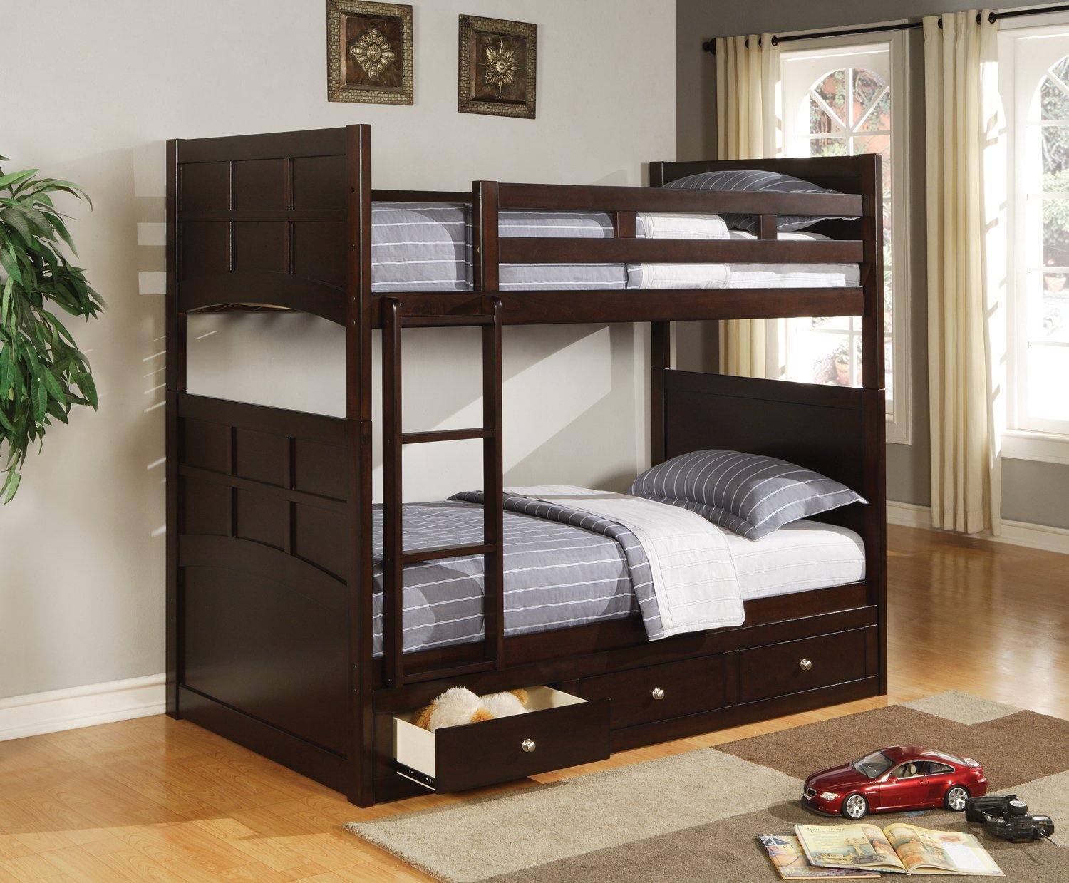 460136 Transitional Jasper bunk bed By Coaster – sofafair.com