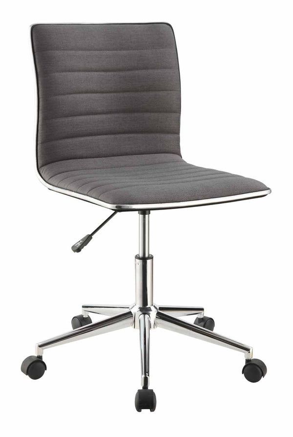 Home office : chairs 800727 Grey Casual Contemporary fabric office chair By coaster - sofafair.com