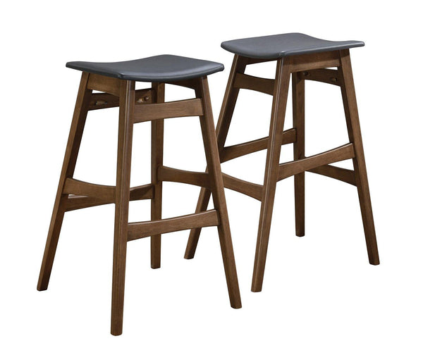 Rec room/ bar tables: wood 101437 Dark grey bar stool By coaster - sofafair.com