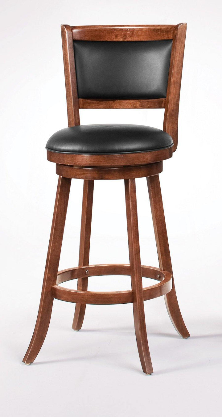 101920 Black Transitional Bar stools: wood swivel By coaster - sofafair.com