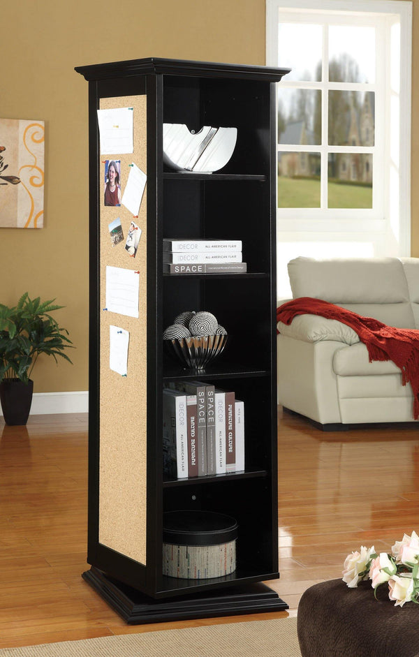 Casual black accent cabinet 910083 Accent Cabinet1 By coaster - sofafair.com