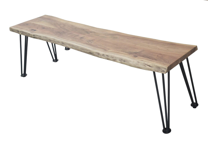 Industrial natural acacia dining bench 190913 Bench1 By coaster - sofafair.com