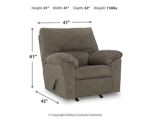 Norlou Recliner 2950225 Black/Gray Contemporary Motion Upholstery By Ashley - sofafair.com