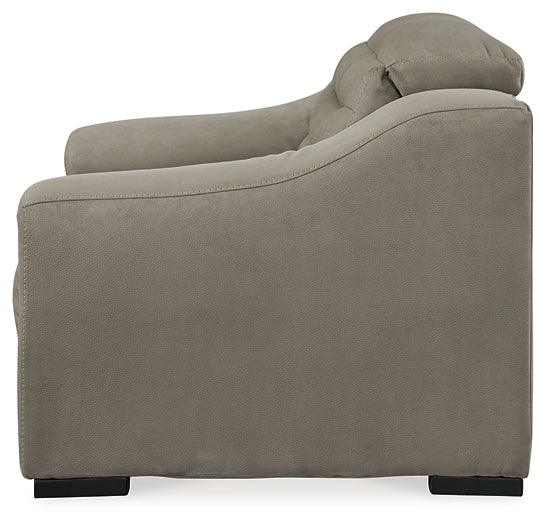 Next-Gen Gaucho Power Recliner 5850413 Black/Gray Contemporary Motion Upholstery By Ashley - sofafair.com