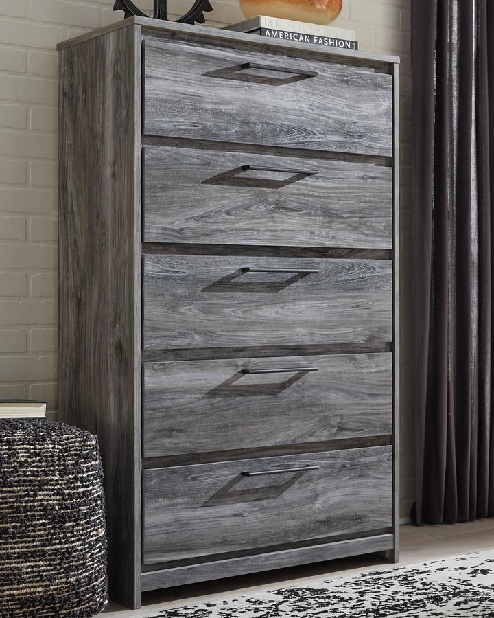 Baystorm Chest of Drawers B221-46 Black/Gray Casual Master Bed Cases By Ashley - sofafair.com