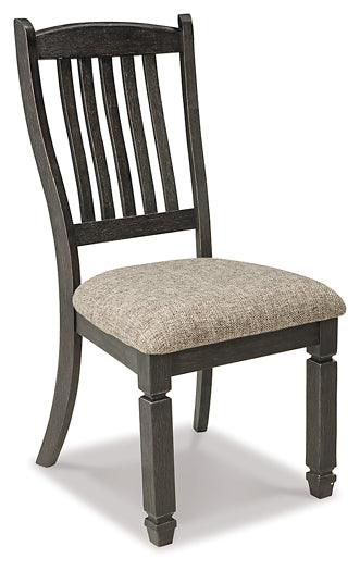 D736-01X2 Black/Gray Casual Tyler Creek Dining Chair (Set of 2) By Ashley - sofafair.com