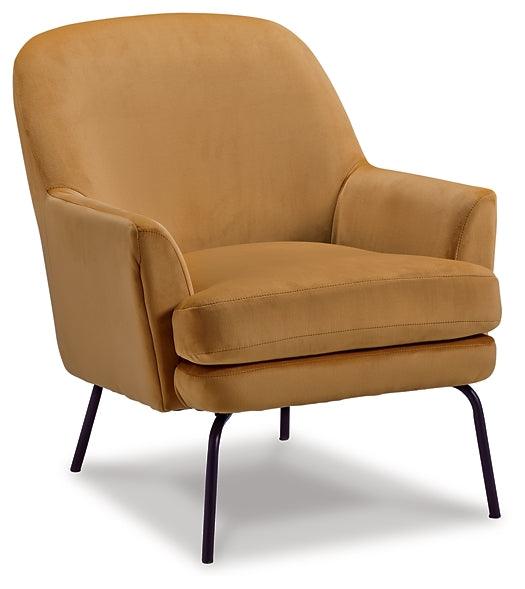 Dericka Accent Chair A3000237 Yellow Contemporary Accent Chairs - Free Standing By Ashley - sofafair.com