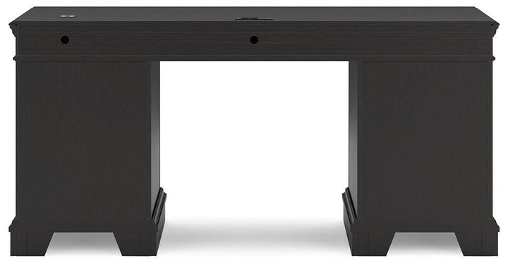 Beckincreek Home Office Credenza H778H3 Black/Gray Traditional Home Office Storage By AFI - sofafair.com
