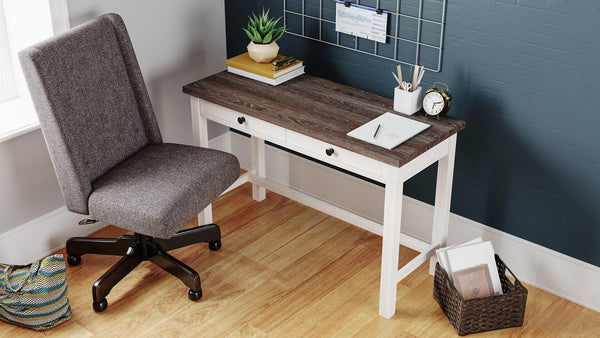 Dorrinson 47" Home Office Desk H287-14 White Casual Desks By Ashley - sofafair.com