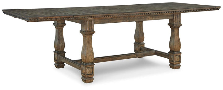 Markenburg Dining Extension Table D770-45 Brown/Beige Traditional Formal Tables By Ashley - sofafair.com