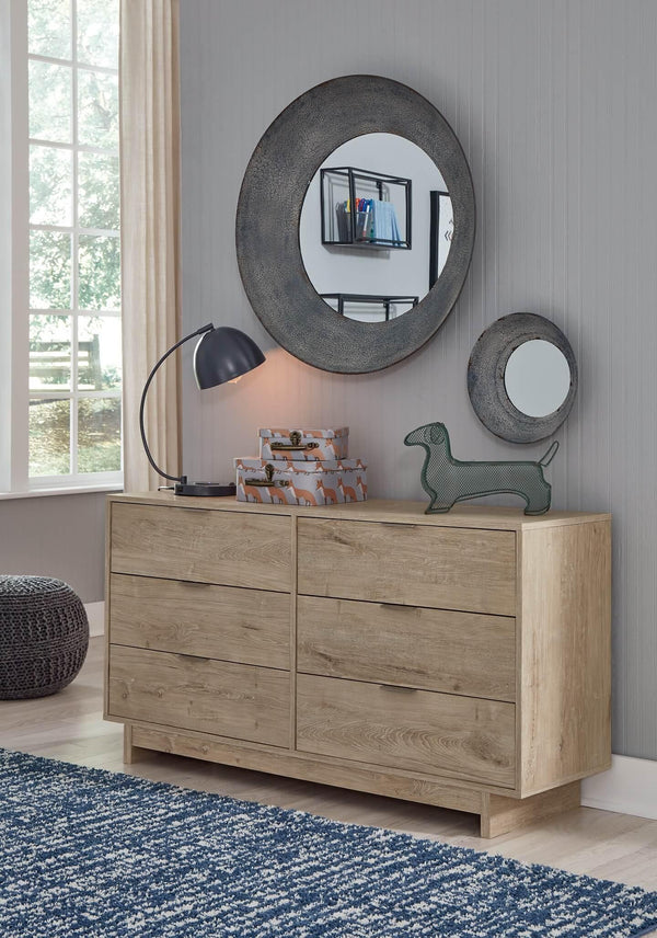 Oliah Dresser EB2270-231 Natural Contemporary Youth Bed Cases By AFI - sofafair.com