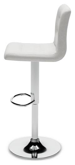 Pollzen Bar Height Bar Stool (Set of 2) D121-730X2 Contemporary Barstool By Ashley - sofafair.com