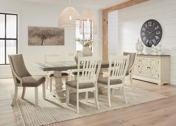 Bolanburg Extension Dining Table D647D17 White Casual Formal Table Pads By Ashley - sofafair.com