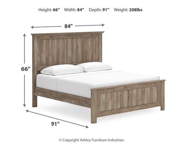 Yarbeck AMP011562 Brown/Beige Traditional Master Beds By Ashley - sofafair.com