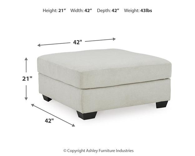 1361108 White Casual Lowder Oversized Accent Ottoman By Ashley - sofafair.com