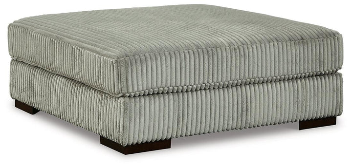 Lindyn Oversized Accent Ottoman 2110508 Fog Contemporary Stationary Upholstery By AFI - sofafair.com