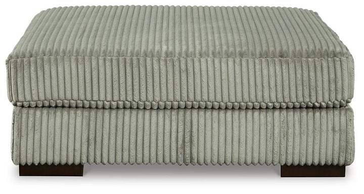 Lindyn Oversized Accent Ottoman 2110508 Fog Contemporary Stationary Upholstery By AFI - sofafair.com