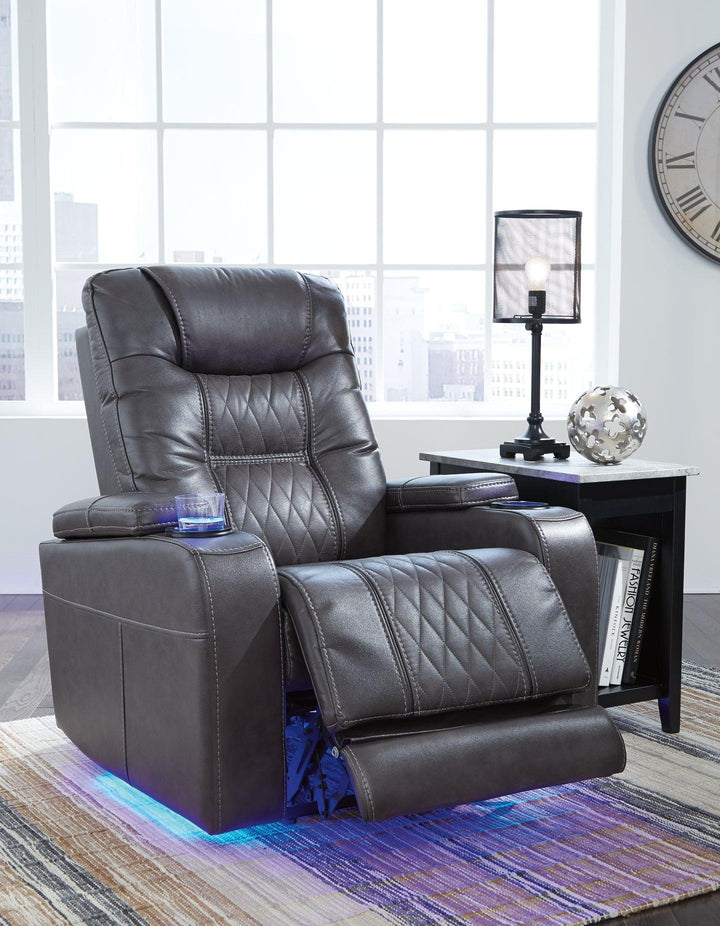 Composer Power Recliner 2150613 Gray Contemporary Motion Recliners - Free Standing By AFI - sofafair.com