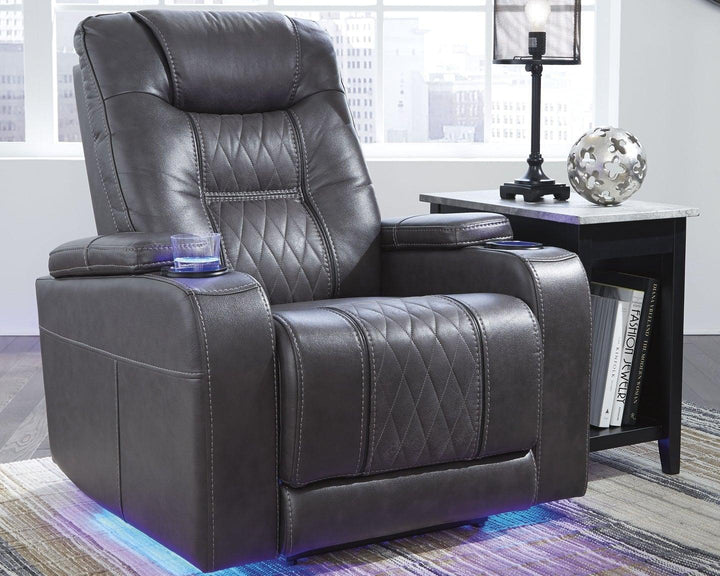 Composer Power Recliner 2150613 Gray Contemporary Motion Recliners - Free Standing By AFI - sofafair.com