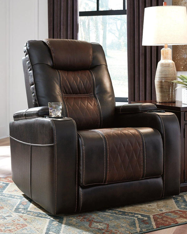 Composer Power Recliner 2150713 Brown Contemporary Motion Recliners - Free Standing By AFI - sofafair.com