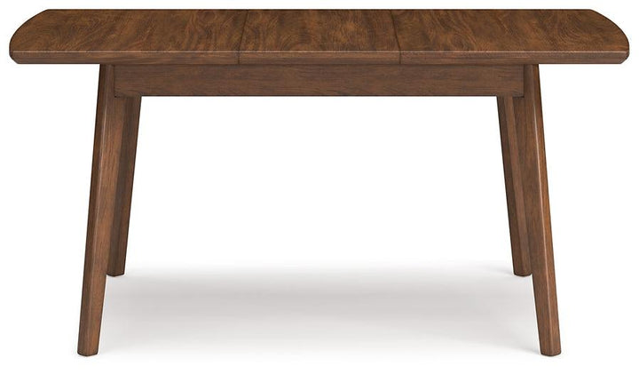 Lyncott Dining Extension Table D615-35 Brown/Beige Contemporary Formal Tables By Ashley - sofafair.com