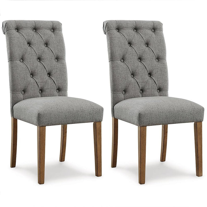 D324-01X2 Black/Gray Casual Harvina Dining Chair (Set of 2) By Ashley - sofafair.com