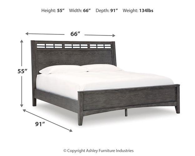Montillan Queen Panel Bed B651B2 Black/Gray Casual Master Beds By Ashley - sofafair.com