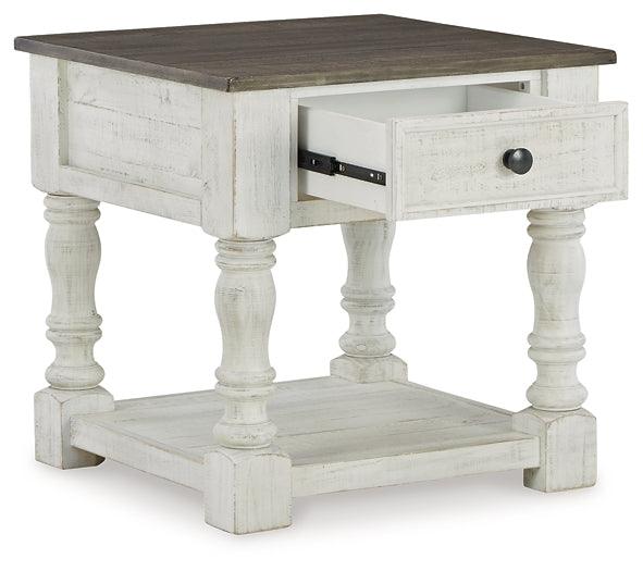 Havalance End Table T994-2 White Casual Motion Occasionals By Ashley - sofafair.com