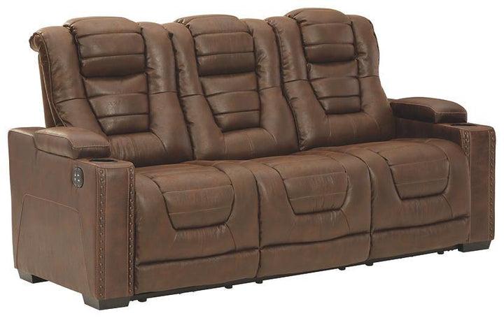Owners Box Power Reclining Sofa 2450515 Thyme Contemporary Motion Upholstery By AFI - sofafair.com