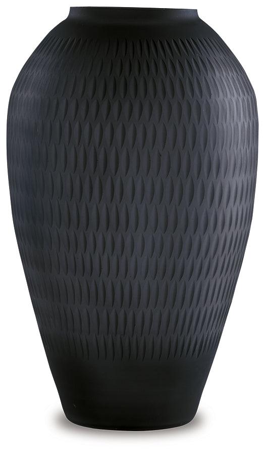 A2000510 Black/Gray Contemporary Etney Vase By Ashley - sofafair.com