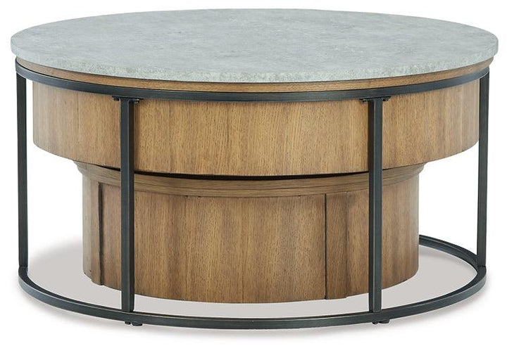 Fridley Nesting Coffee Table (Set of 2) T964-8 Black/Gray Contemporary Motion Occasionals By Ashley - sofafair.com